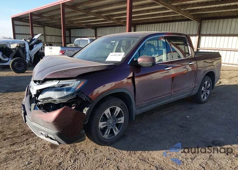 2018 Honda Ridgeline Rtl-E from USA, damaged, VIN 5FPYK3F78JB000843
